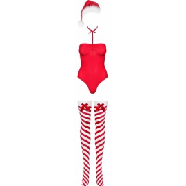 Body Obsessive Kissmas Roșu L-XL