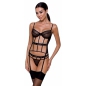 Corset Passion Kyouka Negru S-M