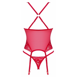 Corset Obsessive Lacelove Roșu M-L
