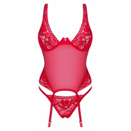 Corset Obsessive Lacelove Roșu M-L