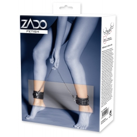 Cătușe Picioare Leather Cuffs Negru