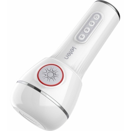 Leten SM340 Masturbator Reîncărcabil cu Sucţiune Și Vibraţie Alb