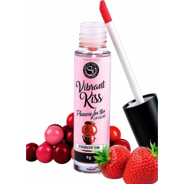 Lip Gloss Vibrant Kiss Căpșuni 6g