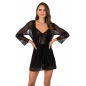 Halat Cu Chemise LivCo Livemia Negru S