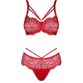 Set Obsessive Loventy Roșu L-XL