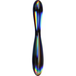 Lovetoy Double Delight - Jucărie Dublă Din Sticlă 23,2 cm Transparent