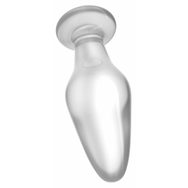 Lovetoy Glass Romance Dop Anal Din Sticlă Transparent 12 cm