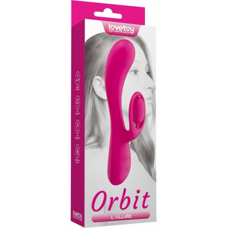 Lovetoy Orbit Stimulator Clitoridian Reîncărcabil, 7 Moduri Roz