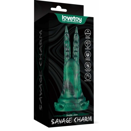 Lovetoy Savage Charm Double Claw 10 Moduri Reîncărcabil Verde