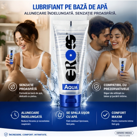 Pachet Set Lovers Fantasy + Lubrifiant EROS Aqua