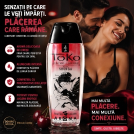 Lubrifiant Shunga Aromă Cireșe 165 ml