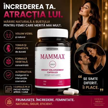 Mammax Capsule Pentru Mărirea Bustului 30buc