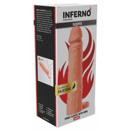 Manșon Hidden Desire 20cm cu Inel Stabil