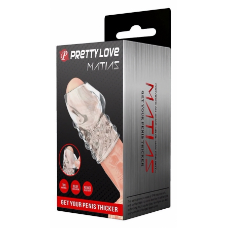 Manșon De Cap Penian Pretty Love Matias – Transparent 6.5 cm