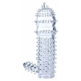 Manson Penis Silicon Transparent Cu Proeminente