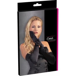 Mănuși Satin Gloves Negru