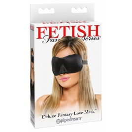 Mască Deluxe Fantasy Love Negru