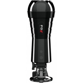 Masturbator Cu Vibrații Pdx Penis Compressor Negru