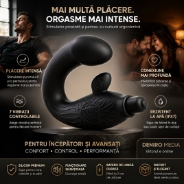 Mont P-Spot Perineum Massager Negru