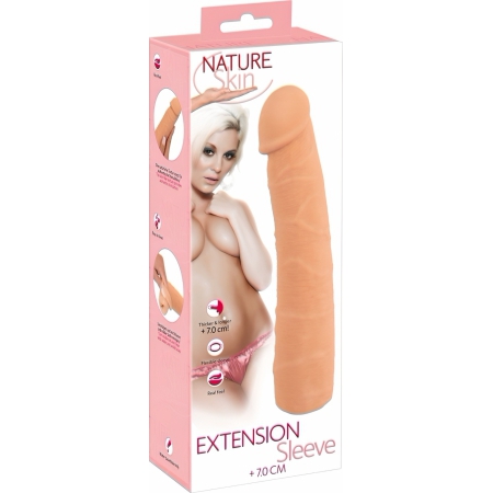 Nature Skin Extensie +7 cm, +2 cm Grosime, Natural