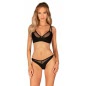 Set Obsessive Nesari 2 Piese Negru M-L