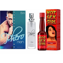 Pachet Parfum Pheromen Și Afrodisiac Hot Sex Girl DDS