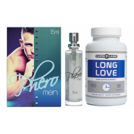 Pachet Parfum Feromoni Pheromen Și Pastile Ejaculare Precoce Long Love DDS