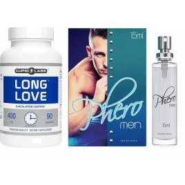 Pachet Parfum Feromoni Pheromen Și Pastile Ejaculare Precoce Long Love DDS