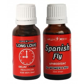 PACHET PICăTURI AFRODISIACE SPANISH FLY 20ML + PICăTURI EJACULARE PRECOCE 