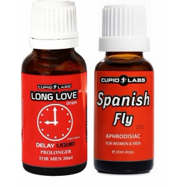 PACHET PICăTURI AFRODISIACE SPANISH FLY 20ML + PICăTURI EJACULARE PRECOCE 