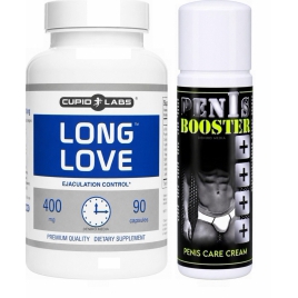Pachet Pastile Long Love + Cremă Penis Booster