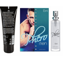 Pachet Cremă Erecție Penis XXL + Parfum cu Feromoni Pheromen DDS