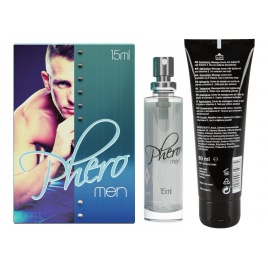 Pachet Cremă Erecție Penis XXL 80ml + Parfum cu Feromoni Pheromen 15ml DDS