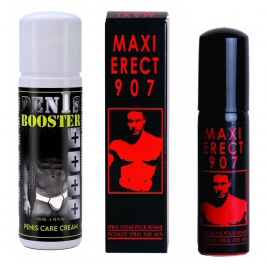 PACHET CREMă PENTRU POTENță PENIS BOOSTER 125ML + SPRAY PENTRU POTENță 