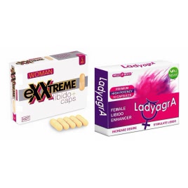 Pachet Capsule Femei eXXtreme Libido Afrodisiac + Pastile Libido Ladyagra DDS