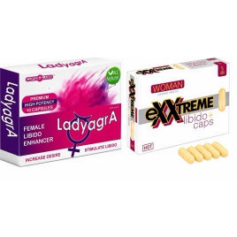 Pachet Capsule Femei eXXtreme Libido Afrodisiac + Pastile Libido Ladyagra DDS