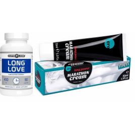 PACHET PASTILE EJACULARE PRECOCE LONG LOVE 90BUC + PENIS MARATHON LONG POWER 