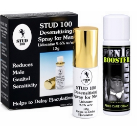 Pachet Cremă Pentru Potență Penis Booster 125ml + Spray Stud 100 Original DDS