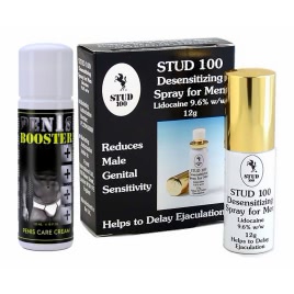 Pachet Cremă Pentru Potență Penis Booster 125ml + Spray Stud 100 Original DDS