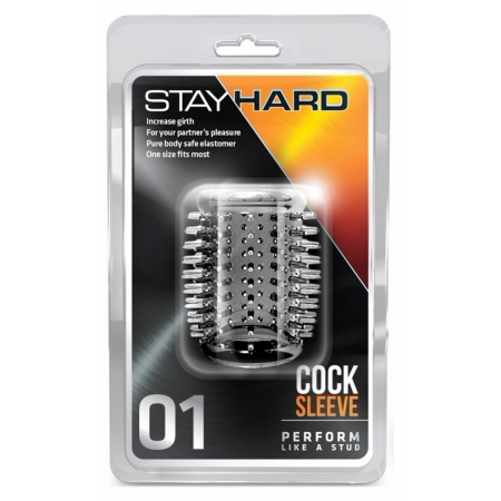 Manșon Stay Hard 01 Transparent