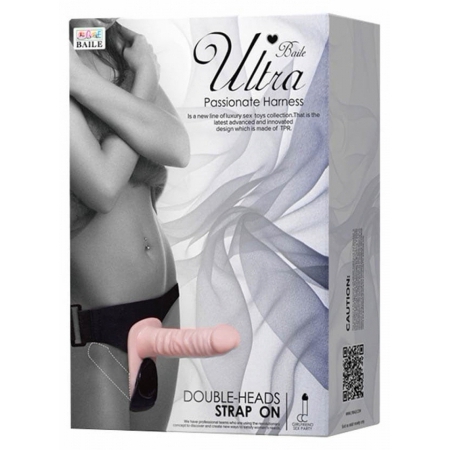 Strap-On cu Dublă Doză de Vibrație cu Telecomandă