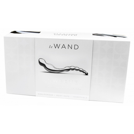 Dildo Le Wand Stainless Steel Swerve Argintiu