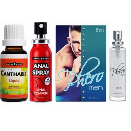 Set Intens: Plăcere Totală — Spray, Picături Și Parfum DDS