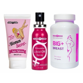 Set Seducător: Bust Mai Plin, Plăcere Intensă, Strângere DDS
