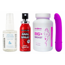 Kit Seducător: Volum, Confort Anal și Vibrații DDS