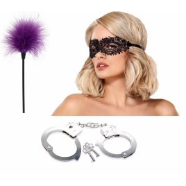 Set Seducție Intensă: Pene, Mister și Control DDS