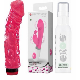 Set Plăcere Intensă — 2 Vibratoare + Spray Igienic DDS