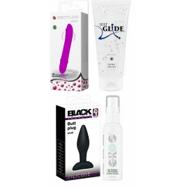 Kit Aventură Intensă: Plug, Lubrifiant și Vibrații DDS