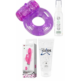 Set Complet Plăcere: Kit Vibrant, Lubrifiant și Igienă DDS