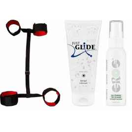 Kit Plăcere Intensă: Set BDSM + Lubrifiant Anal DDS